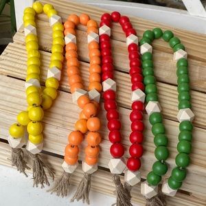 Wood Bead Garland